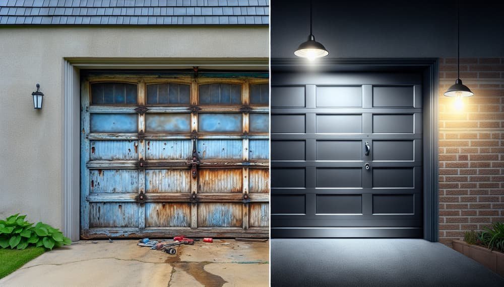 Garage door work in Austin