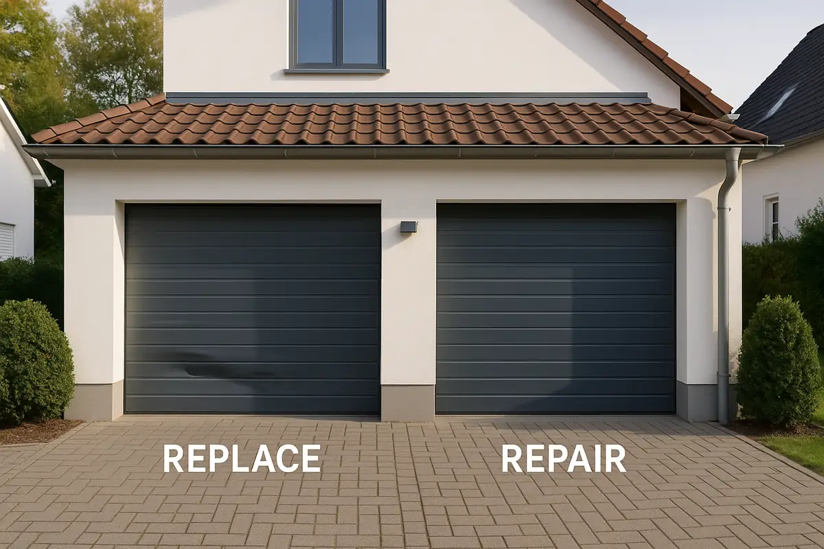 When to Replace vs Repair Your Garage Door - Action Garage Door Repair & Systems