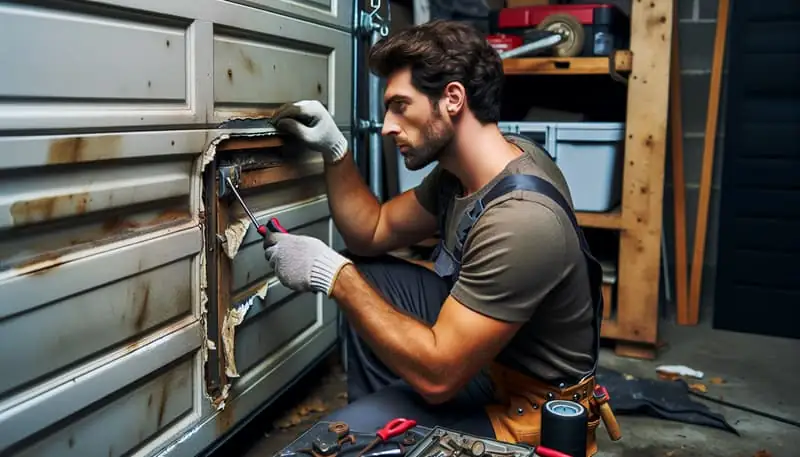 Garage Door Panel Replacement in Austin