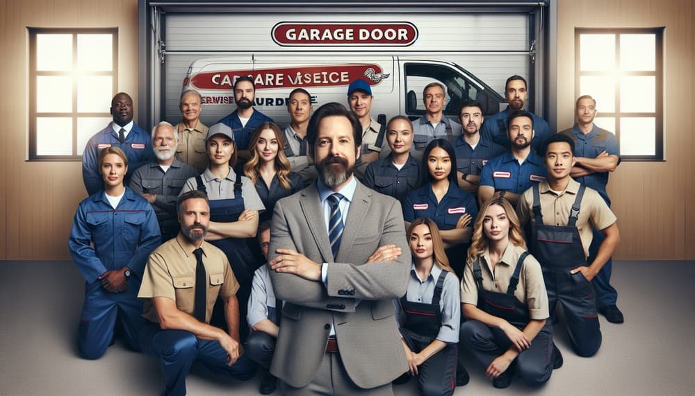 Professional garage door team in Austin