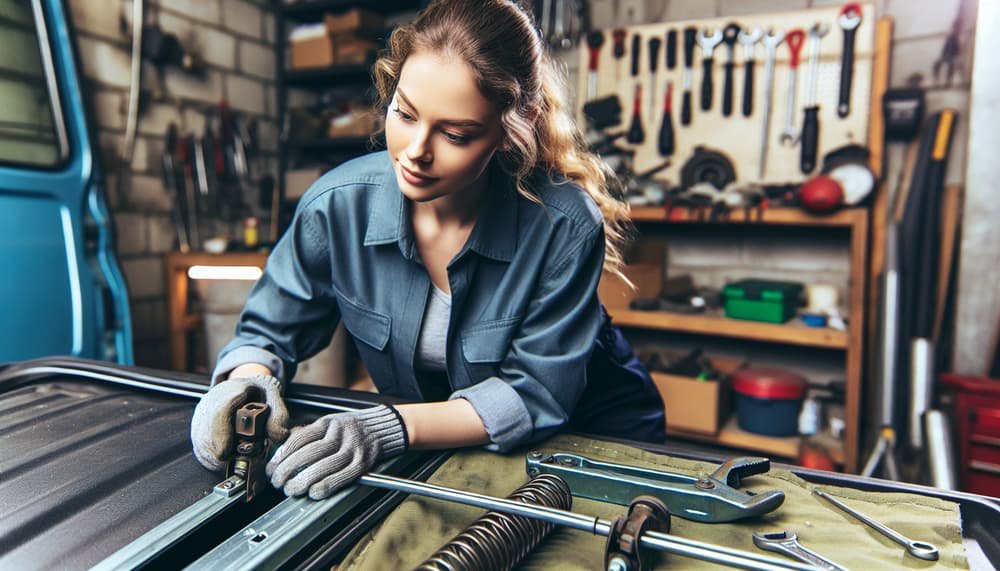 Garage door work in Austin