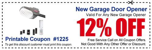 Garage Door Repair Service Coupon